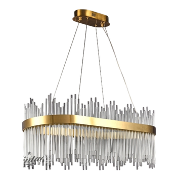 Підвісна кришталева люстра 87-8817/800*300 Brass 87-8817/800*300 Brass фото