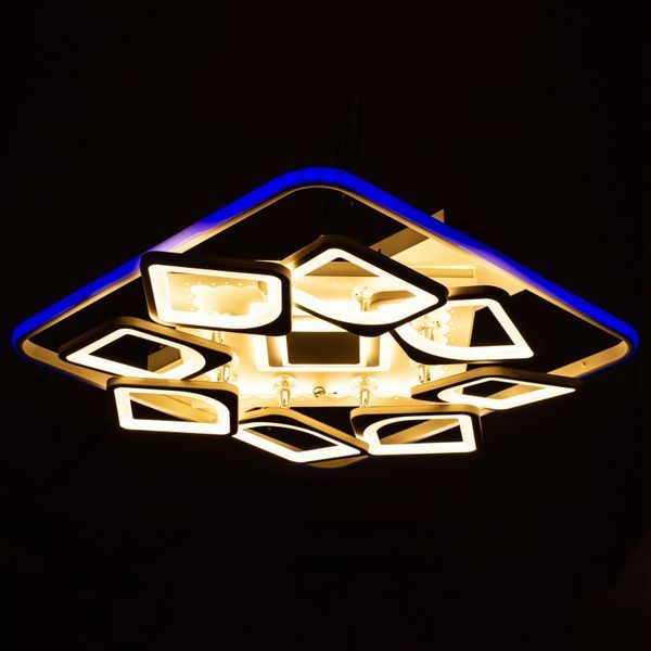 Стельова світодіодна люстра LED 10-9211/600 WT RGB 10-9211/600 WT RGB фото