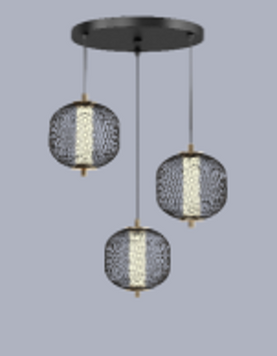 Підвіс GRS A302 BK 36W 140*190mm 3color  GRS A302 BK 36W 140*190mm 3color  фото
