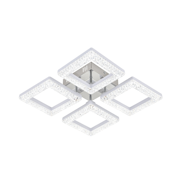 Стельова світодіодна люстра LED 87-26118/4 WH+CR 180W 87-26118/4 WH+CR 180W фото