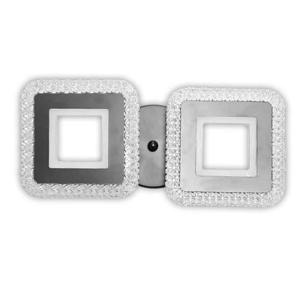 Стельова світодіодна люстра LED TY-ZL81/2 BK 60W TY-ZL81/2 BK 60W фото
