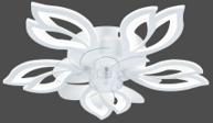 LED-люстра 87-26252/5 WH 100W+вентил 87-26252/5 WH 100W+вентил фото