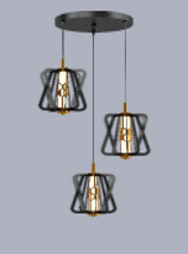 Підвіс GRS A317 BK 21W 175*207mm 3color  GRS A317 BK 21W 175*207mm 3color  фото