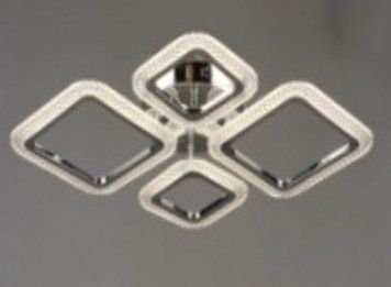 Led-люстра 3-YH1392/2+2 CH 2*(8+13W)3000+6500K(1шт)L750+W600+H90 3-YH1392/2+2 CH 2*(8+13W)3000+6500K(1шт)L750+W600+H90 фото