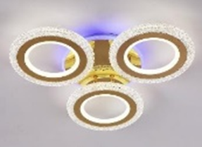 Стельова світодіодна люстра LED TY-ZL86/3 WH 120W TY-ZL86/3 WH 120W фото