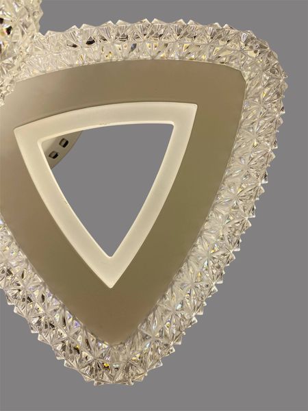 Стельова світодіодна люстра LED TY-ZL88/4+1 WH 128W TY-ZL88/4+1 WH 128W фото