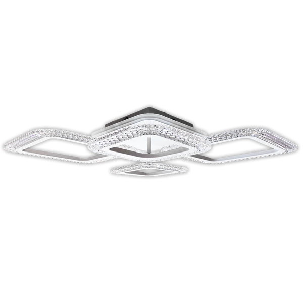 Стельова світодіодна люстра LED 5-71052/2+2 WT 120W 5-71052/2+2 WT 120W фото