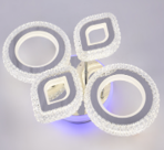 LED-люстра TY-ZL72/2+2 BK+RGB 132+22W (1шт)570*450*110mm TY-ZL72/2+2 BK+RGB 132+22W (1шт)570*450*110mm фото