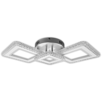 Стельова світодіодна люстра LED TY-ZL81/2+1 WH 130W TY-ZL81/2+1 WH 130W фото