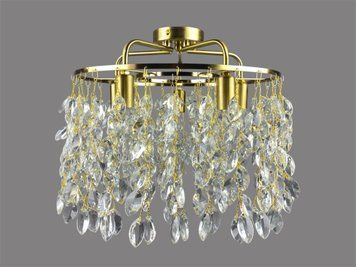Кришталева люстра 3-E2661/5 COP(1шт)E14 D400*H350 3-E2661/5 COP(1шт)E14 D400*H350 фото