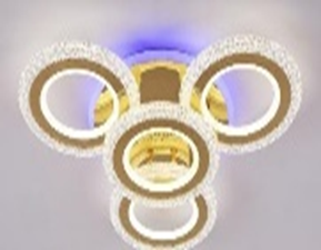 Стельова світодіодна люстра LED TY-ZL86/3+1 WH 160W TY-ZL86/3+1 WH 160W фото