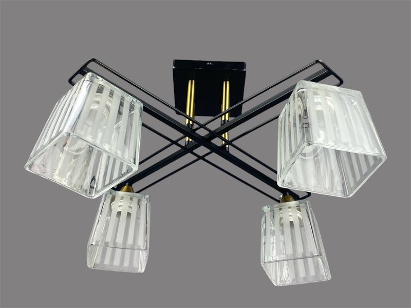 Потолочная люстра 3-N6402/4 BK+COP 3-N6402/4 BK+COP фото