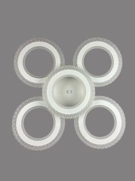 Стельова світодіодна люстра LED TY-ZL86/4+1 WH 200W TY-ZL86/4+1 WH 200W фото