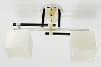 Люстра в стилі лофт JR-9996B/2 CR+BLK JR-9996B/2 CR+BLK фото
