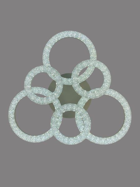 Стельова світодіодна люстра LED 10-9321/3+3 WT 63W*2 10-9321/3+3 WT 63W*2 фото
