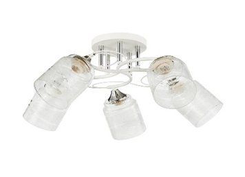 Люстра на 5 лампочок SS-6108A/5 WH+CR  SS-6108A/5 WH+CR фото