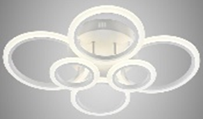 Потолочная светодиодная люстра LED. TY-803/4+2 WH 132W TY-803/4+2 WH 132W фото