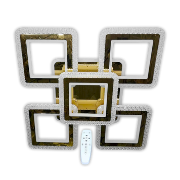 Потолочная светодиодная люстра LED TY-ZL82/5 GD+RGB 250+36W TY-ZL82/5 GD+RGB 250+36W фото