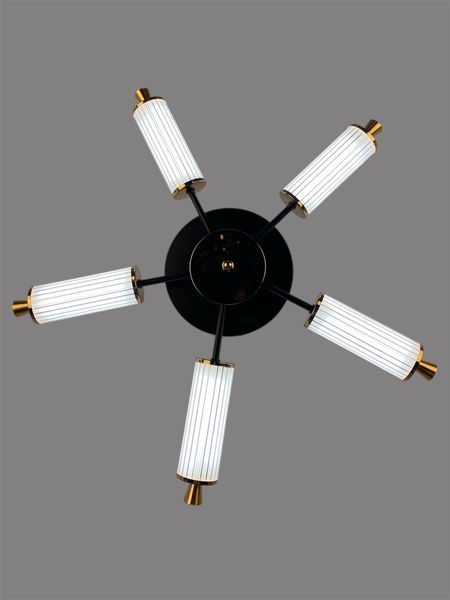 LED люстра OLY-MX3099/5 80W BK+GD OLY-MX3099/5 80W BK+GD фото