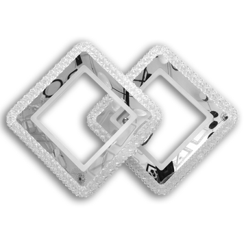Стельова світодіодна люстра LED TY-ZL81/1+1 CH 100W TY-ZL81/1+1 CH 100W фото