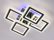 Потолочная светодиодная люстра LED TY-ZL83/D2+2 WH+RGB 200+28W TY-ZL83/D2+2 WH+RGB 200+28W фото