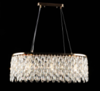 Кришталева люстра 3-E2859/8 FGD(1шт)8*E14*60W L700*W300*H600 3-E2859/8 FGD(1шт)8*E14*60W L700*W300*H600 фото