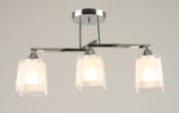 Люстра на 3 лампочки 3-N2577/3 CH(2шт)3*E27*60W L460*W140*H230 3-N2577/3 CH(2шт)3*E27*60W L460*W140*H230 фото