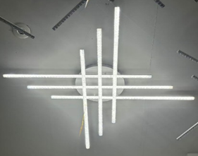 Стельова світодіодна люстра LED TY-ZT68/3+3 WH 180W TY-ZT68/3+3 WH 180W фото