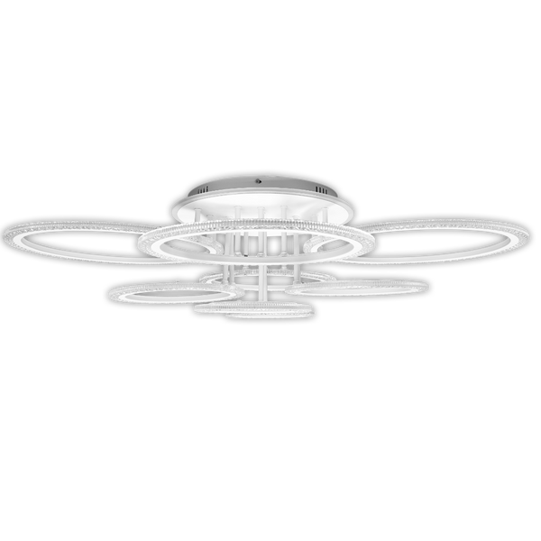 Потолочная светодиодная люстра LED. 87-26056/2+2+2+2C WH RGB 208W+30W 87-26056/2+2+2+2C WH RGB 208W+30W фото