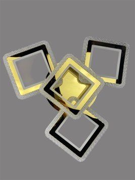 Стельова світодіодна люстра LED TY-ZL83/3+1 GD 200W TY-ZL83/3+1 GD 200W фото