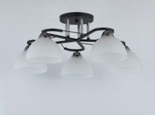 Люстра на 5 плафонів SS-10132/5 CR+BK  SS-10132/5 CR+BK фото